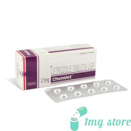 Chemlet Tablet (Letrozole): View Uses, Dosage, Price, Side Effects & Precautions at 1mgstore