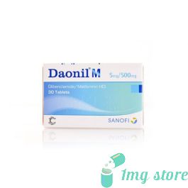 Daonil-M Tablet SR (Glibenclamide + Metformin): Uses, Dosage, Price & Side Effects at 1mgstore