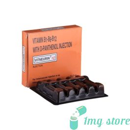 Vitneurin AQ Injection (Vitamin B1 B6 B12): Uses, Dosage, Price & Side Effects at 1mgstore