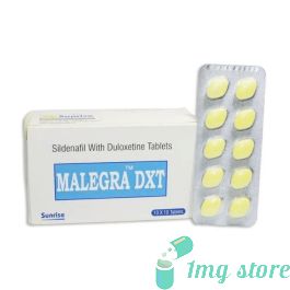 Malegra DXT Tablets (Sildenafil Citrate + Duloxetine): Check for Uses, Dosage, Price, Side Effects & Precautions at 1mgstore.com