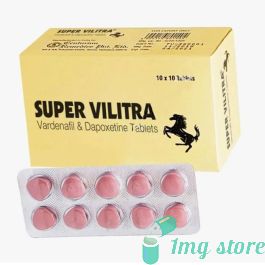 Super Vilitra Tablet (Vardenafil & Dapoxetine): Check for Uses, Dosage, Price, Side Effects & Precautions at 1mgstore.com