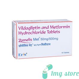 Zomelis Met Tablet (Metformin + Vildagliptin): Uses, Dosage, Price & Side Effects at 1mgstore